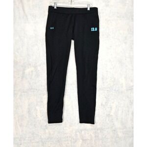 Under Armour Base Layer Leggings Women L 12 Pants Thermal‎ Base 3.0 Black Blue